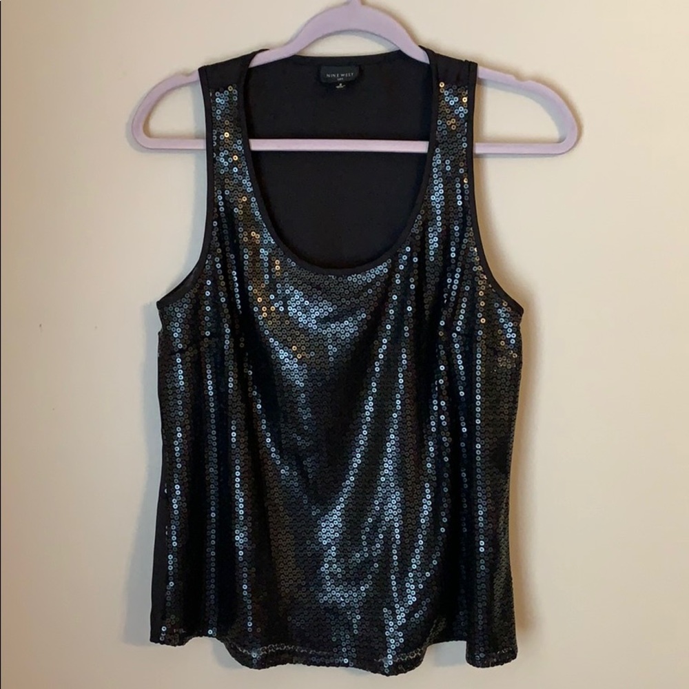 Nine West Sequin Top